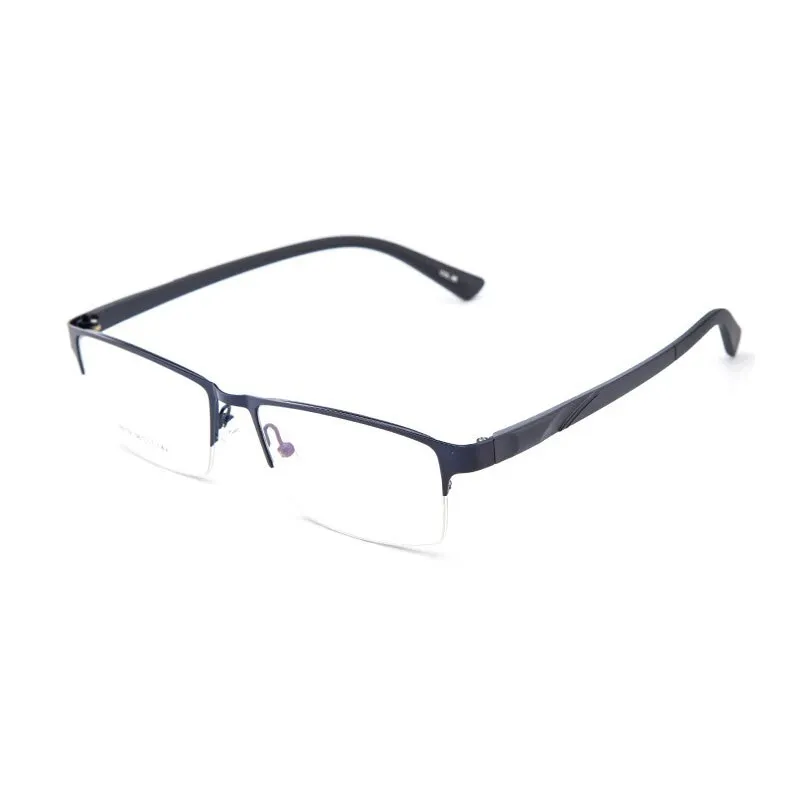 Hotochki Unisex Semi Rim Alloy Frame Eyeglasses 16019
