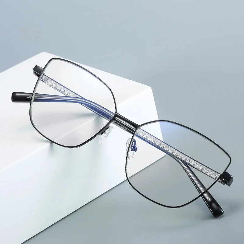 Hotochki Womens Full Rim Cat Eye Alloy Eyeglasses 3002