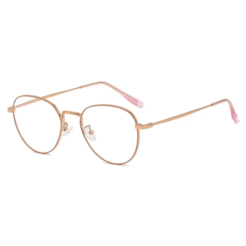 Hotochki Women's Full Rim Round Oval Alloy Eyeglasses L2092