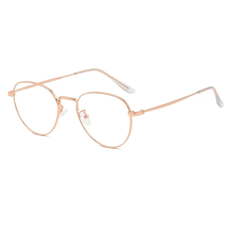 Hotochki Women's Full Rim Round Oval Alloy Eyeglasses L2092
