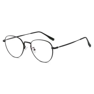 Hotochki Women's Full Rim Round Oval Alloy Eyeglasses L2092