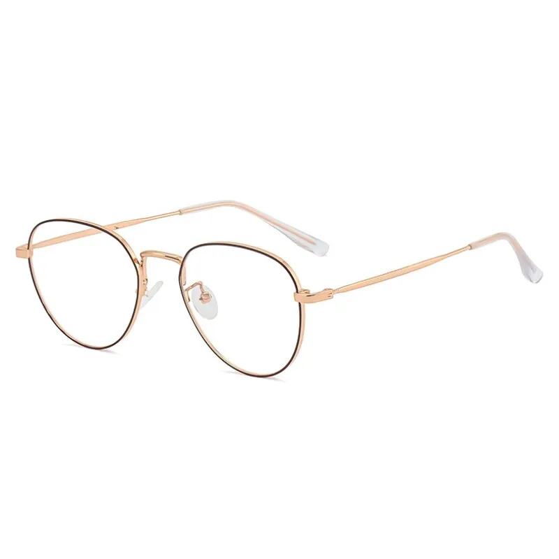 Hotochki Women's Full Rim Round Oval Alloy Eyeglasses L2092