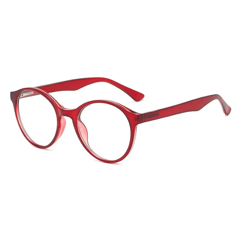 Hotony Unisex Full Rim Round Acetate Alloy Eyeglasses 8823