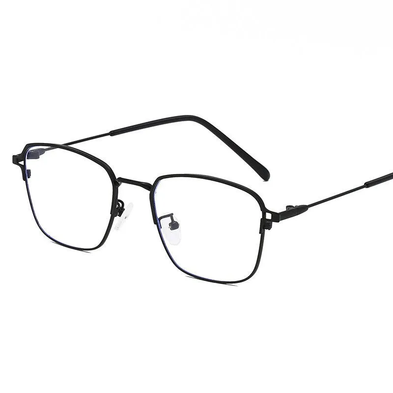 Hotony Unisex Full Rim  Square Alloy Frame Eyeglasses 5006