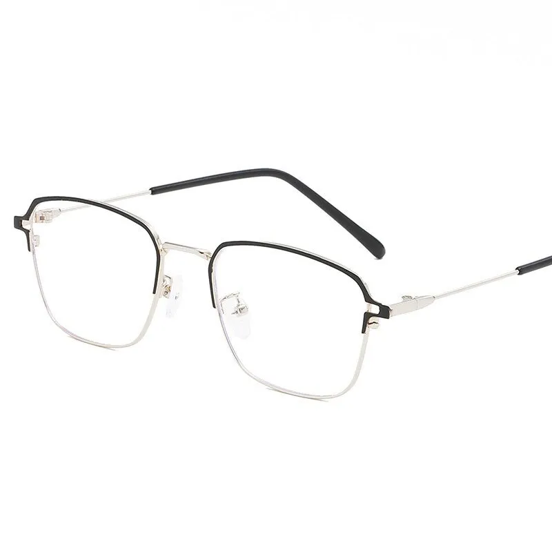 Hotony Unisex Full Rim  Square Alloy Frame Eyeglasses 5006