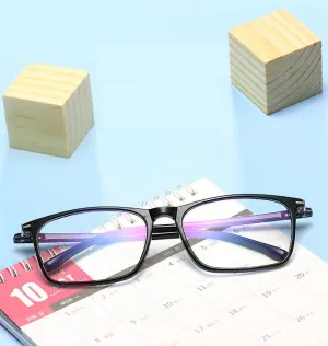 Hotony Unisex Full Rim Square TR 90 Frame Eyeglasses 11772