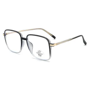 Hotony Unisex Full Rim Square TR 90 Resin Frame Eyeglasses 8877