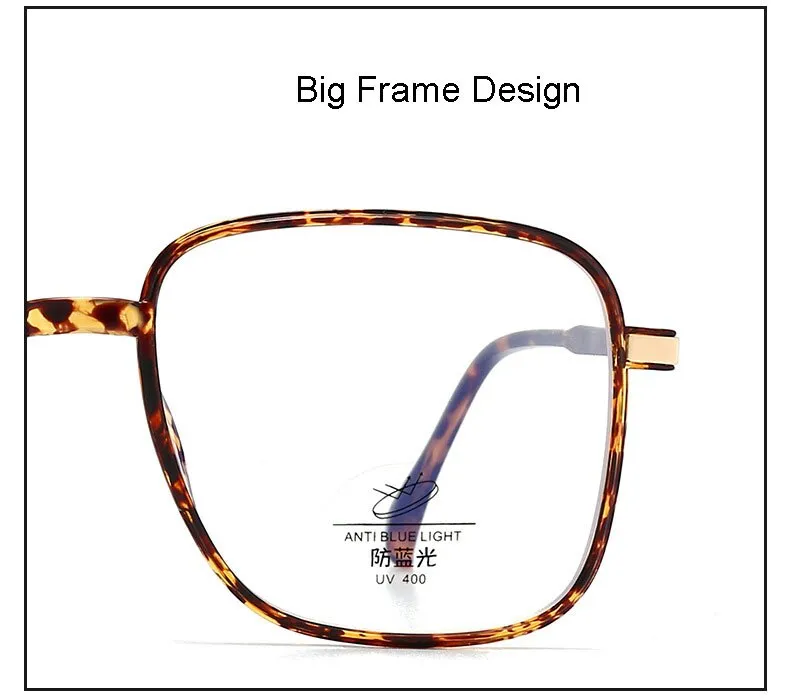 Hotony Unisex Full Rim Square TR 90 Resin Frame Eyeglasses 8877
