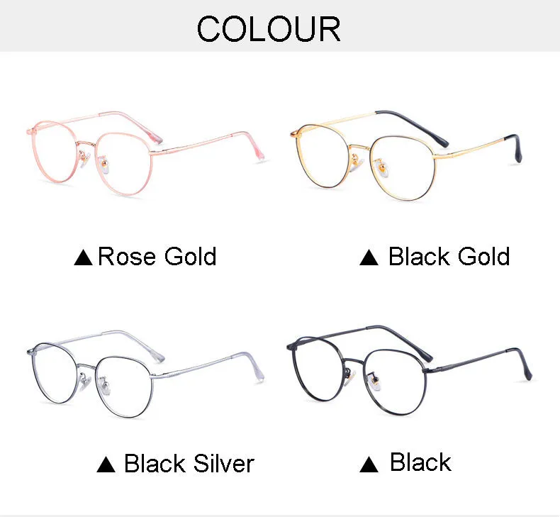Hotony Unisex Full Rim Titanium Alloy Polygonal Frame Eyeglasses 80047