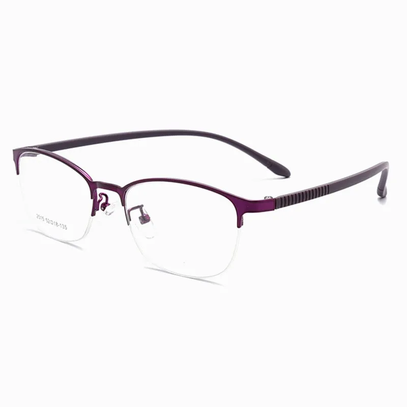 Hotony Unisex Full/Semi Rim Alloy Frame Eyeglasses 2516