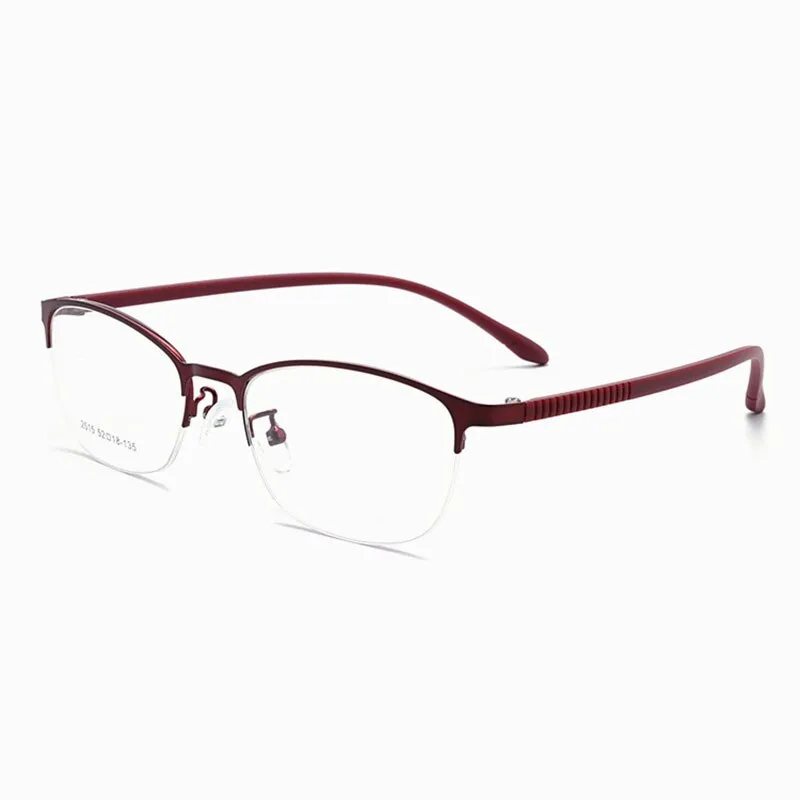 Hotony Unisex Full/Semi Rim Alloy Frame Eyeglasses 2516
