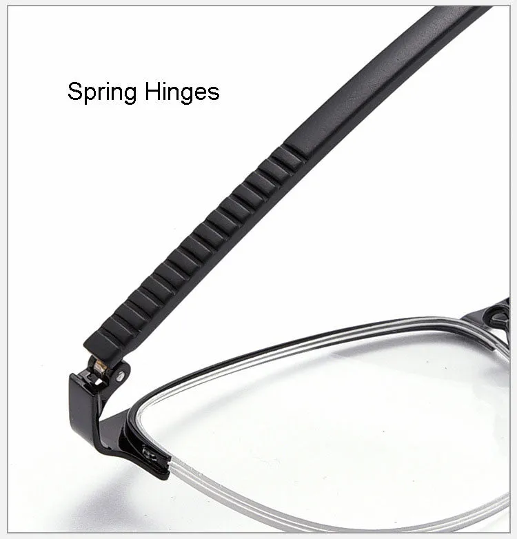 Hotony Unisex Full/Semi Rim Alloy Frame Eyeglasses 2516