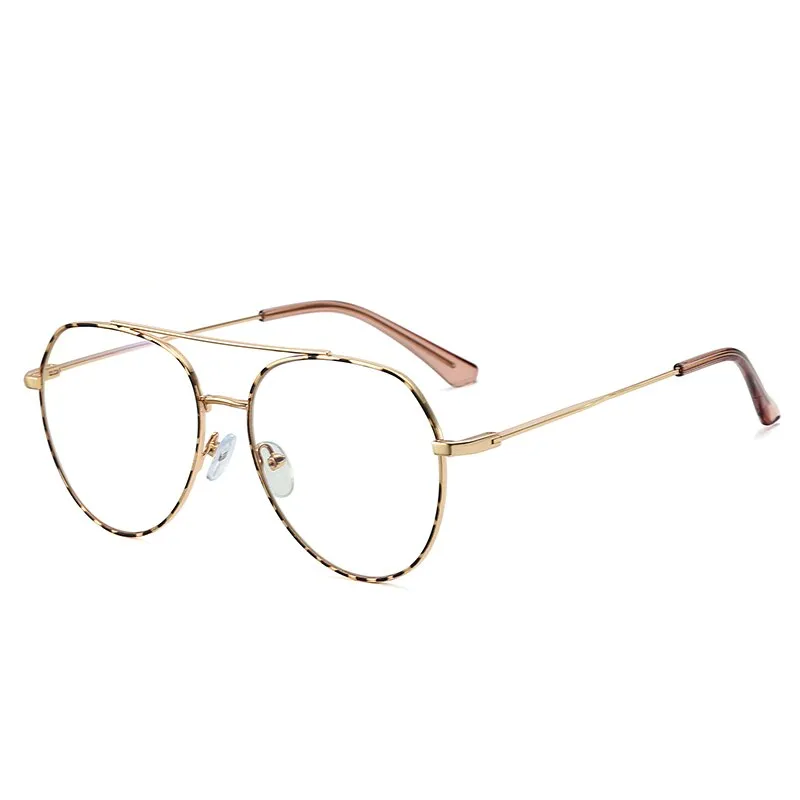 Hotony Women's Full Rim Aviator Alloy Frame Eyeglasses 95852
