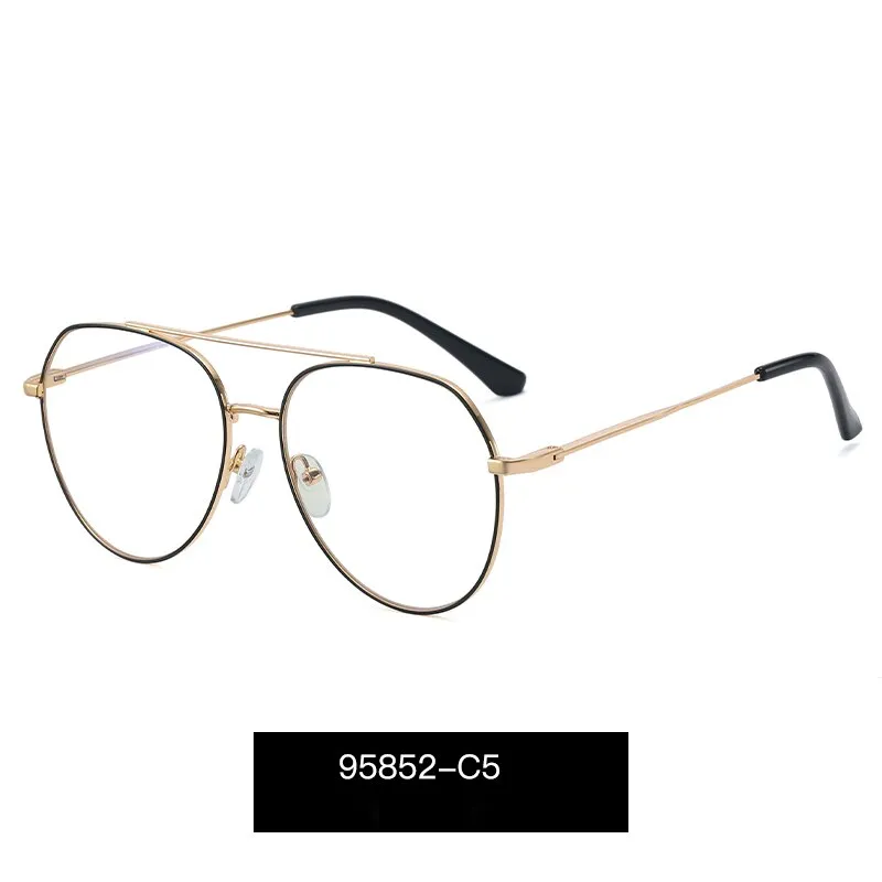 Hotony Women's Full Rim Aviator Alloy Frame Eyeglasses 95852
