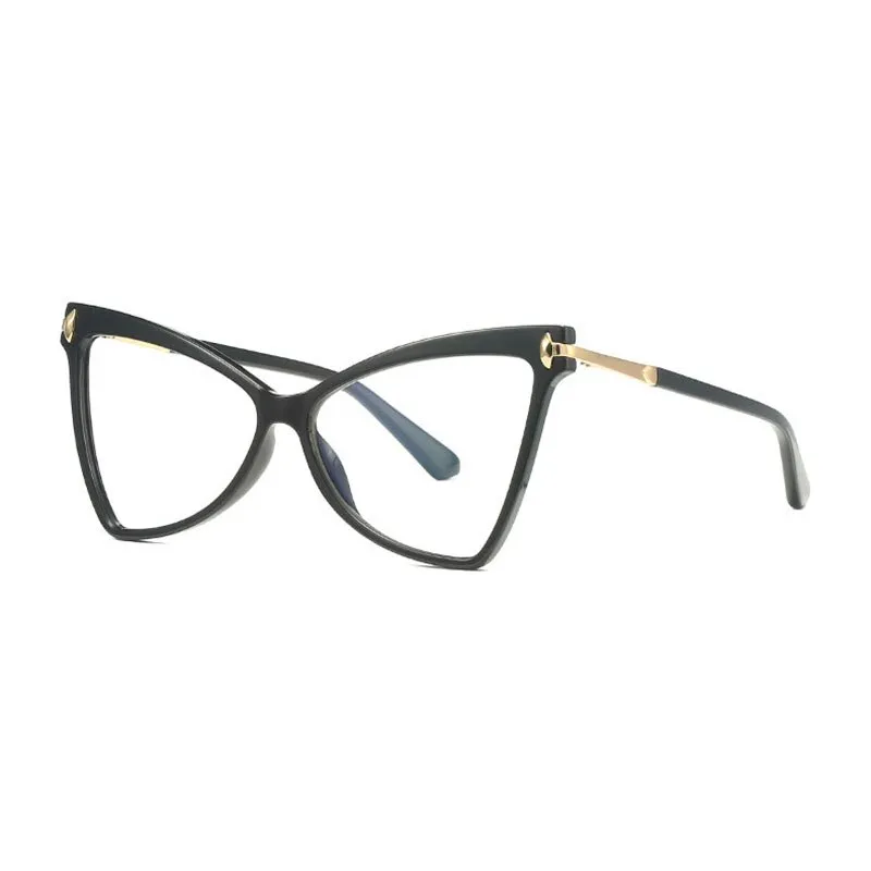 Hotony Women's Full Rim Cat Eye TR 90 Frame Eyeglasses 2077