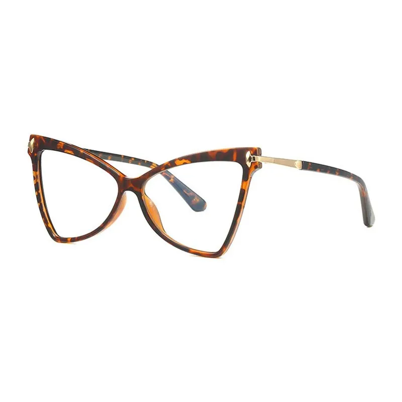 Hotony Women's Full Rim Cat Eye TR 90 Frame Eyeglasses 2077