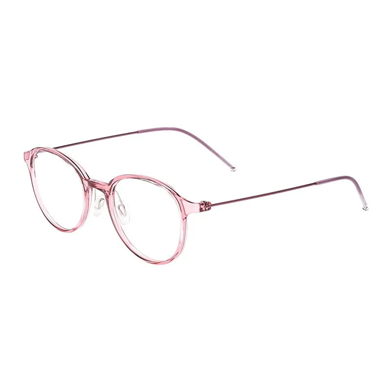 Hotony Women's Full Rim Round Square Acetate Eyeglasses 5820m