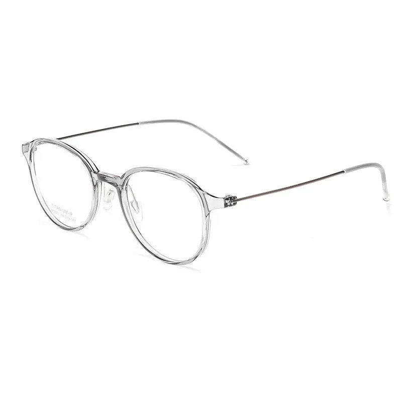 Hotony Women's Full Rim Round Square Acetate Eyeglasses 5820m