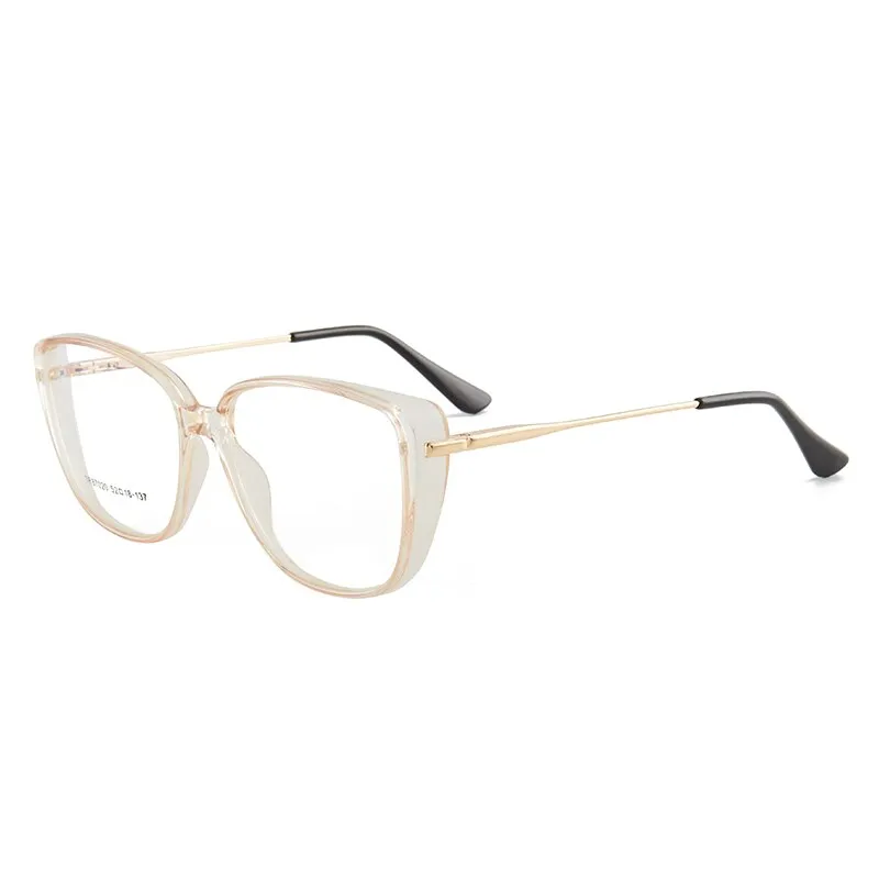 Hotony Women's Full Rim TR 90 Resin Cat Eye Frame Eyeglasses 7020