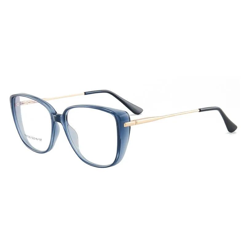 Hotony Women's Full Rim TR 90 Resin Cat Eye Frame Eyeglasses 7020