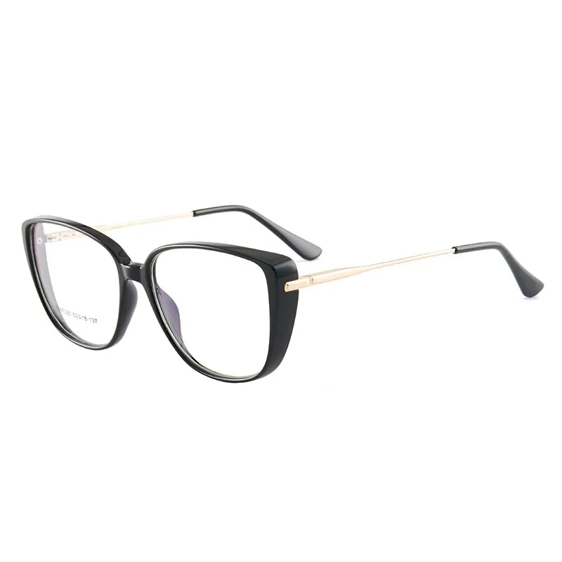Hotony Women's Full Rim TR 90 Resin Cat Eye Frame Eyeglasses 7020