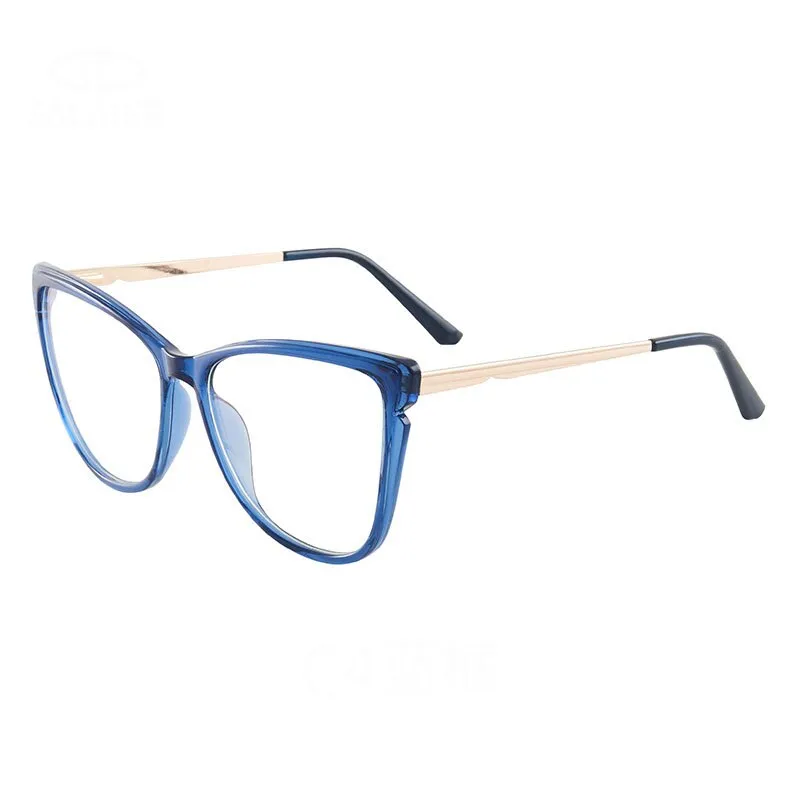 Hotony Women's Full Rim TR 90 Resin Cat Eye Frame Eyeglasses 7021