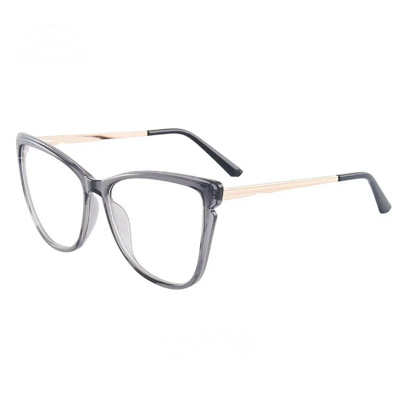 Hotony Women's Full Rim TR 90 Resin Cat Eye Frame Eyeglasses 7021