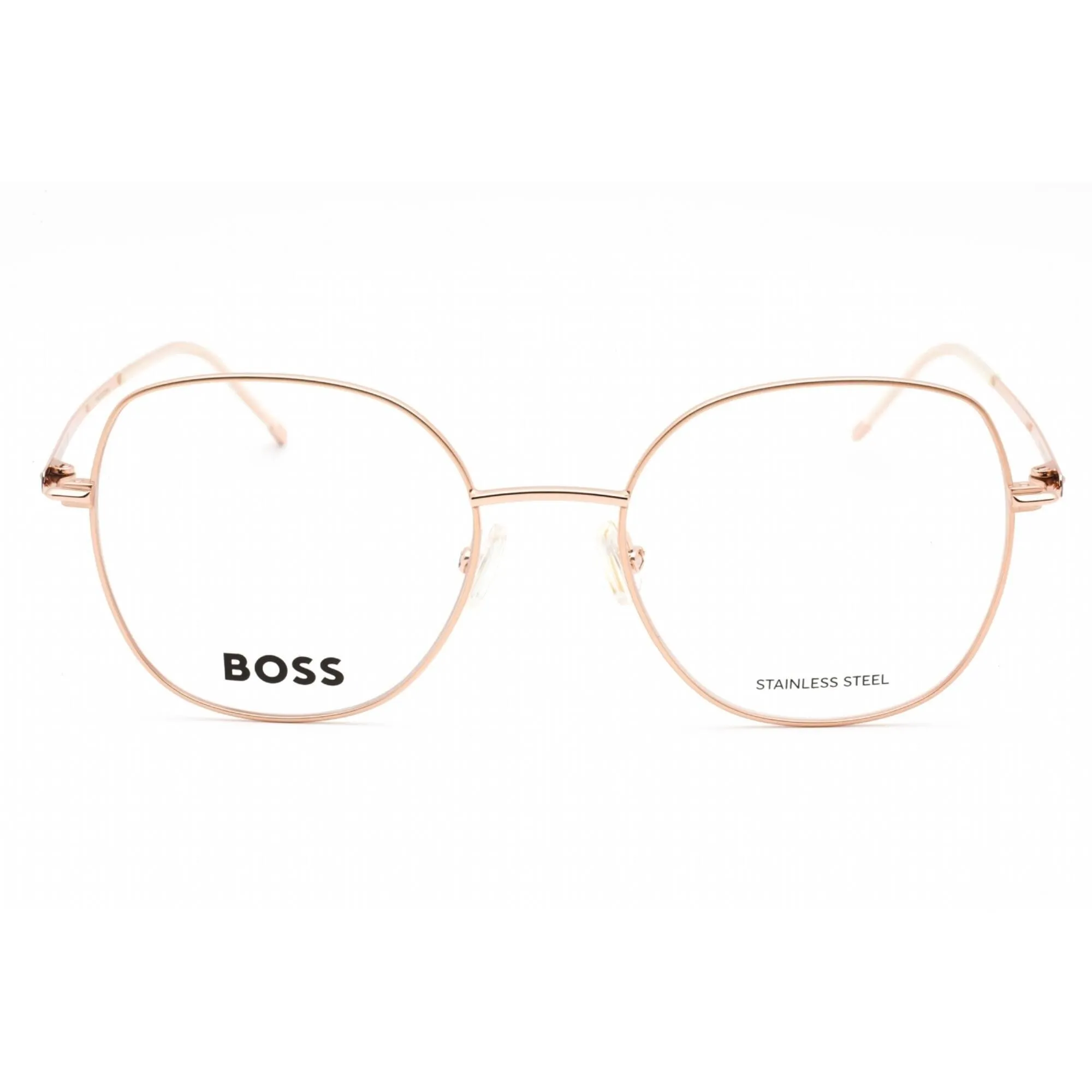 Hugo Boss Women's Eyeglasses - Gold Blue Full Rim Square Frame | BOSS 1529 0LKS 00