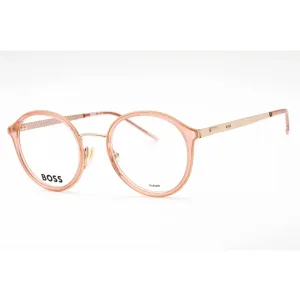 Hugo Boss Women's Eyeglasses - Gold Nude Round Full Rim Frame | BOSS 1210 0BKU 00