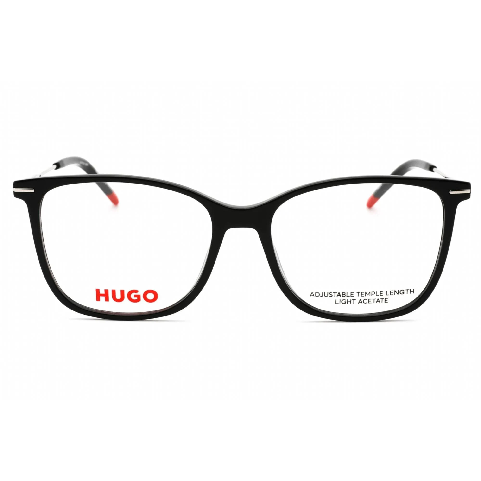 Hugo Men's Eyeglasses - Black Plastic Cat Eye Full Rim Frame | HG 1214 0807 00