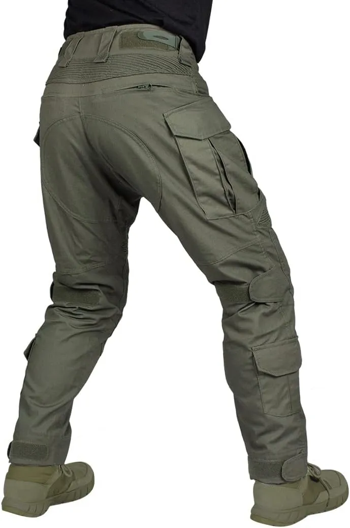 IDOGEAR Men's G3 Combat Pants with Knee Pads Multi Camouflage Trousers Airsoft Hunting Paintball Tactical Outdoor Pants