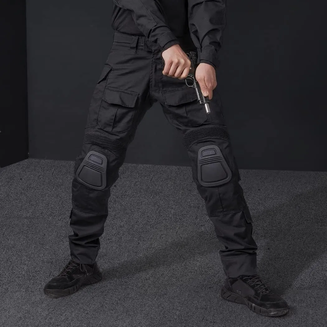 IDOGEAR Men's G3 Combat Pants with Knee Pads Multi Camouflage Trousers Airsoft Hunting Paintball Tactical Outdoor Pants