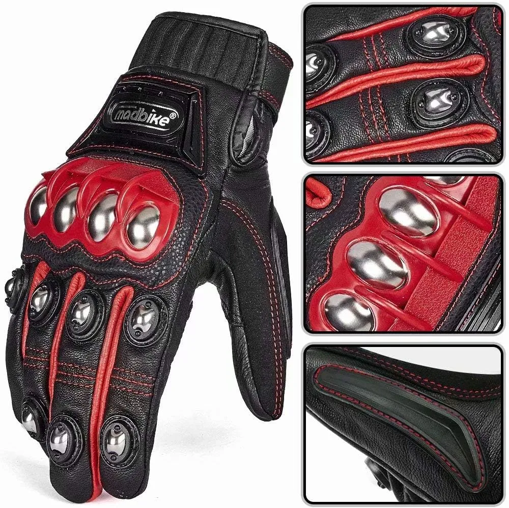 ILM Alloy Steel Touchscreen Bicycle Motorcycle Motorbike Powersports Racing Glove