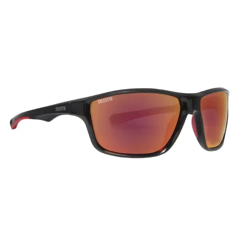 INLET SUNGLASSES BLACK/RED FRAME/ORANGE FIRE