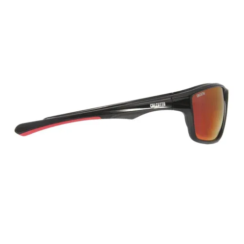 INLET SUNGLASSES BLACK/RED FRAME/ORANGE FIRE