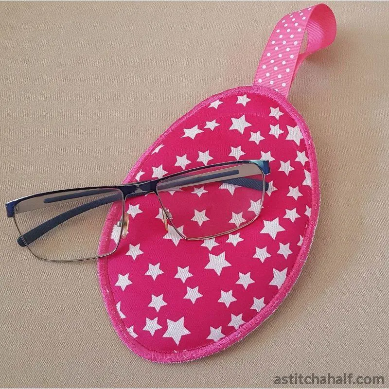 ITH Abstract Orchid Eyeglass Case