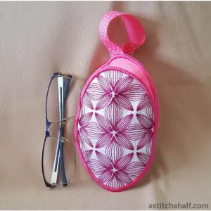 ITH Abstract Orchid Eyeglass Case