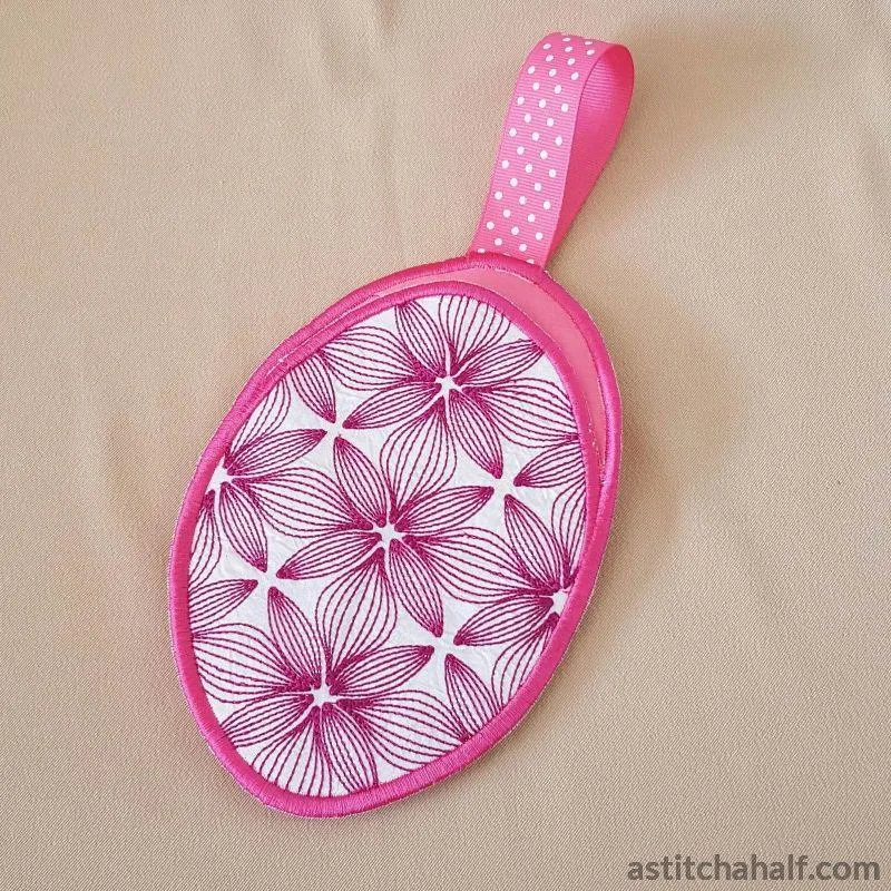 ITH Abstract Orchid Eyeglass Case