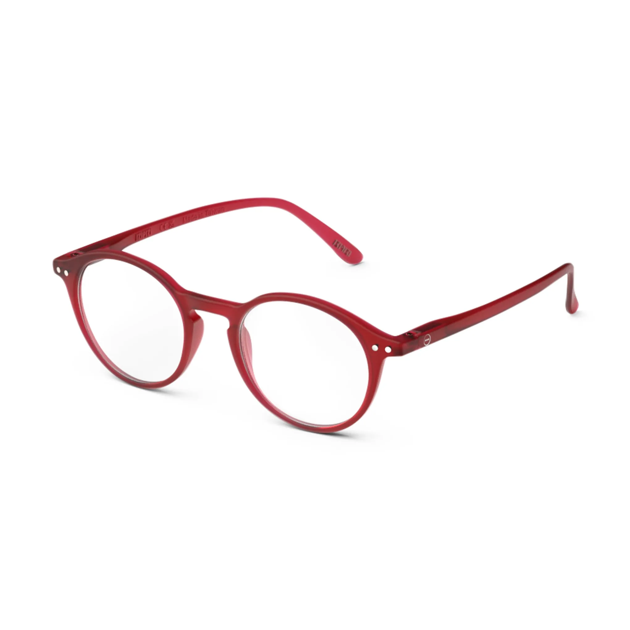 IZIPIZI Round Reading Glasses #D - Red