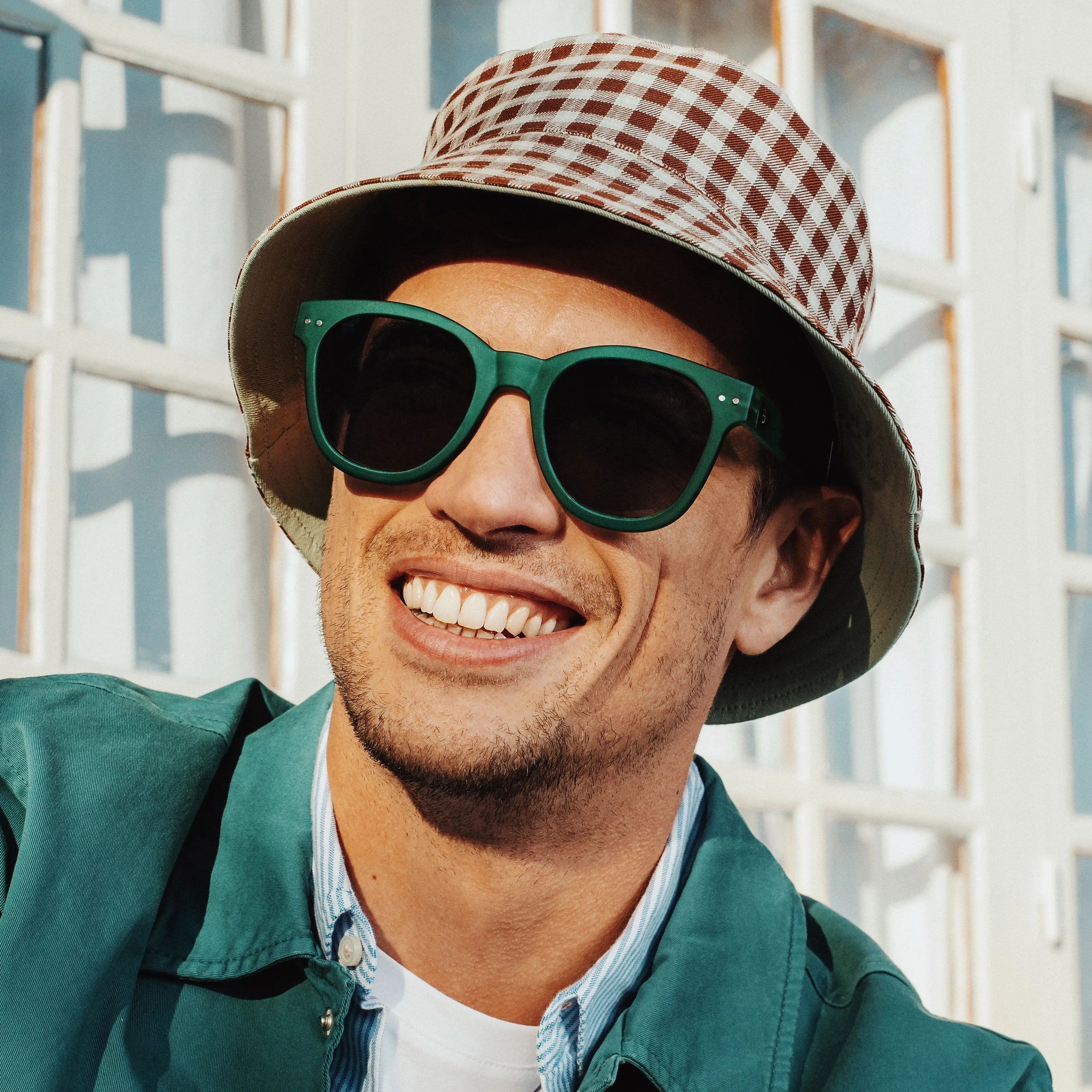 IZIPIZI Round Sunglasses #M - Light Tortoise
