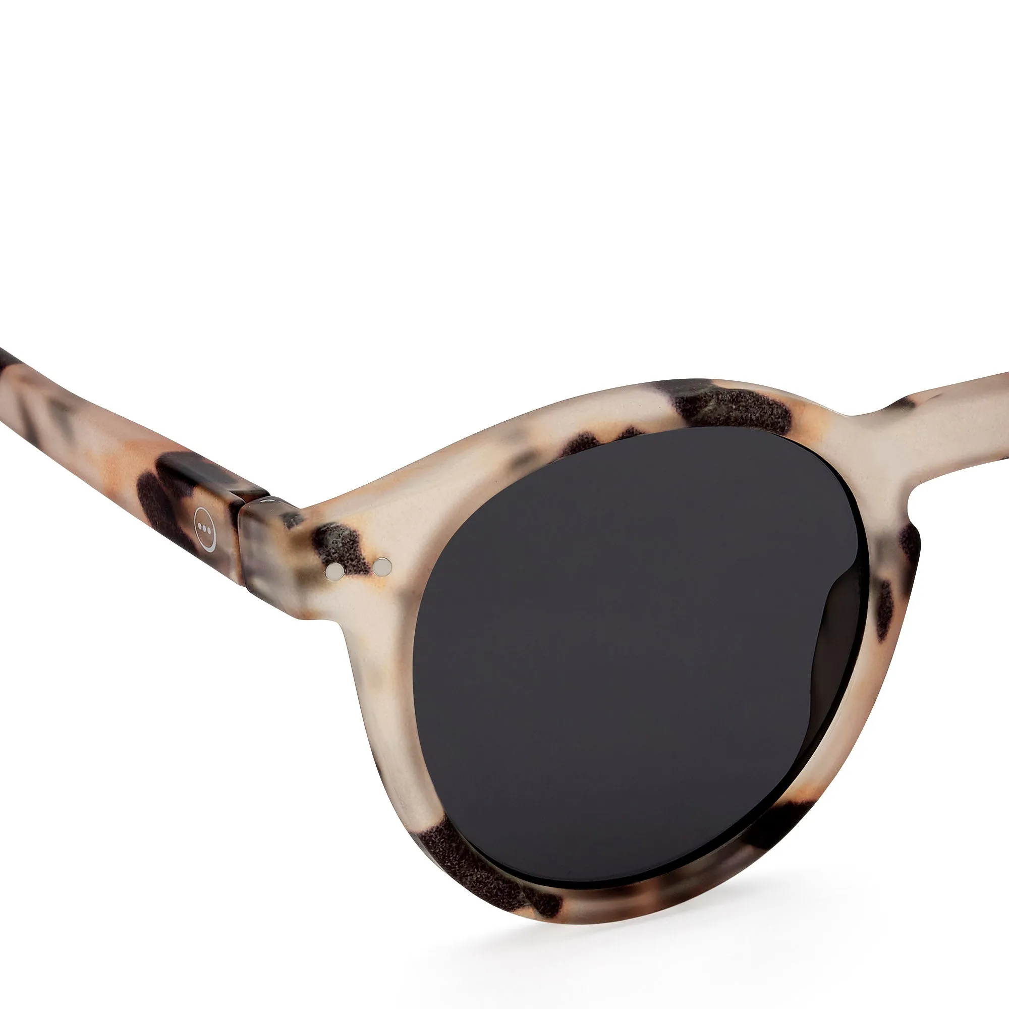IZIPIZI Round Sunglasses #M - Light Tortoise
