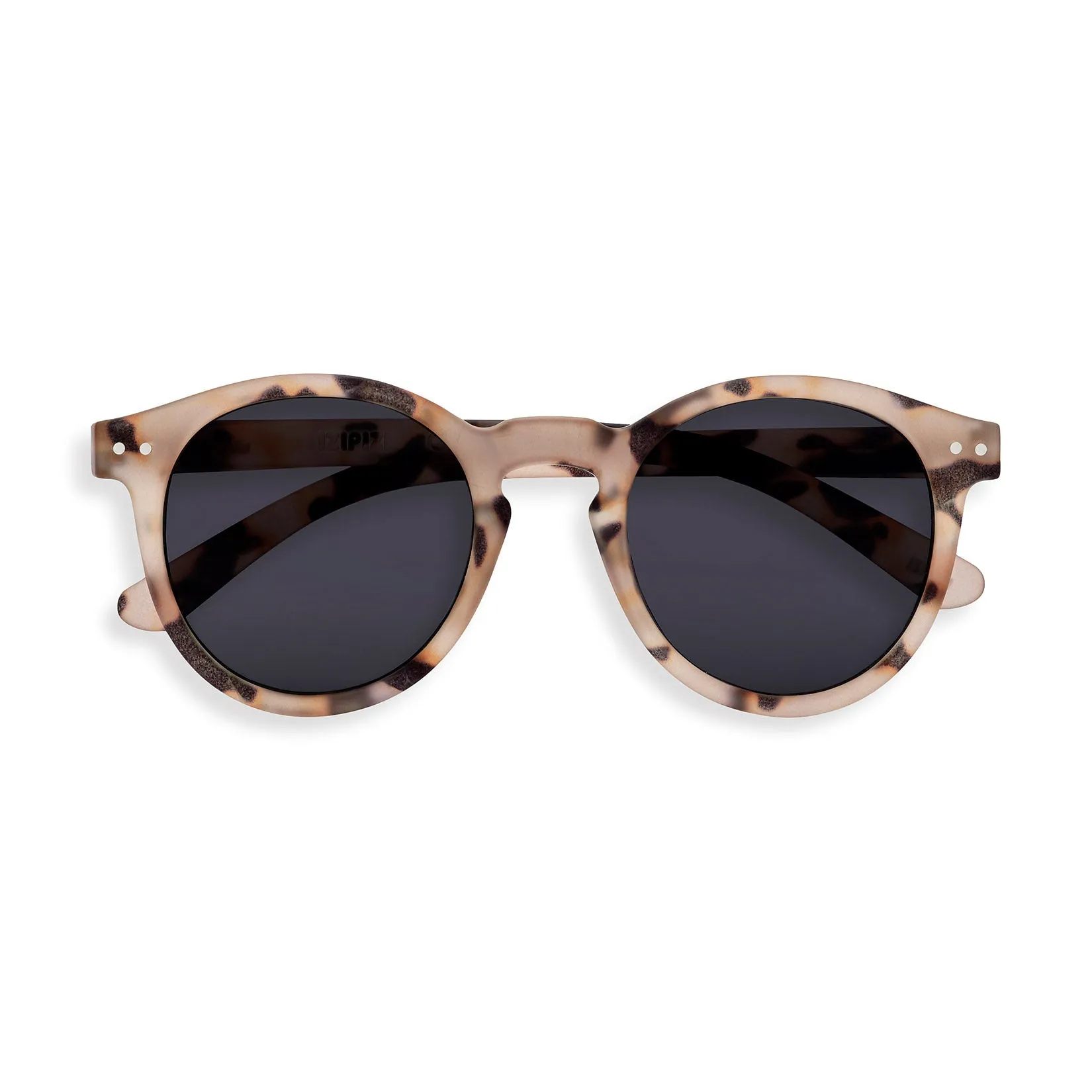 IZIPIZI Round Sunglasses #M - Light Tortoise
