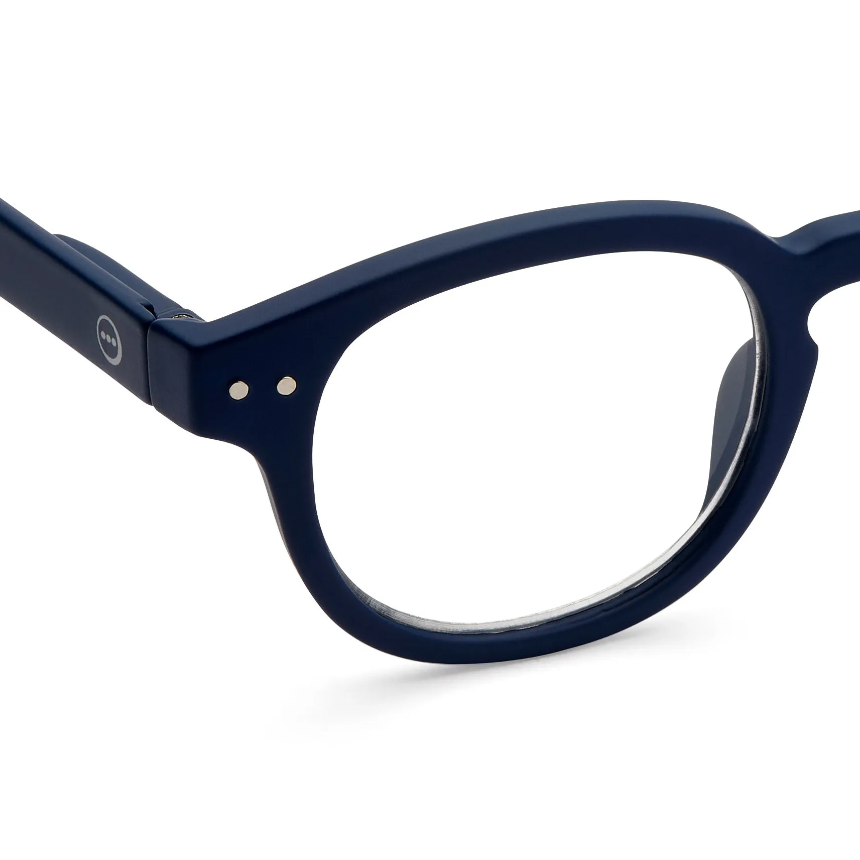 IZIPIZI Rounded-Edge Square Reading Glasses #C - Blue