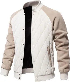 Jacket for Men Lightweight Full Zipper Casual Stylish Comfort Long Sleeve Workout Outdoor Jackets Coat Doorwear
