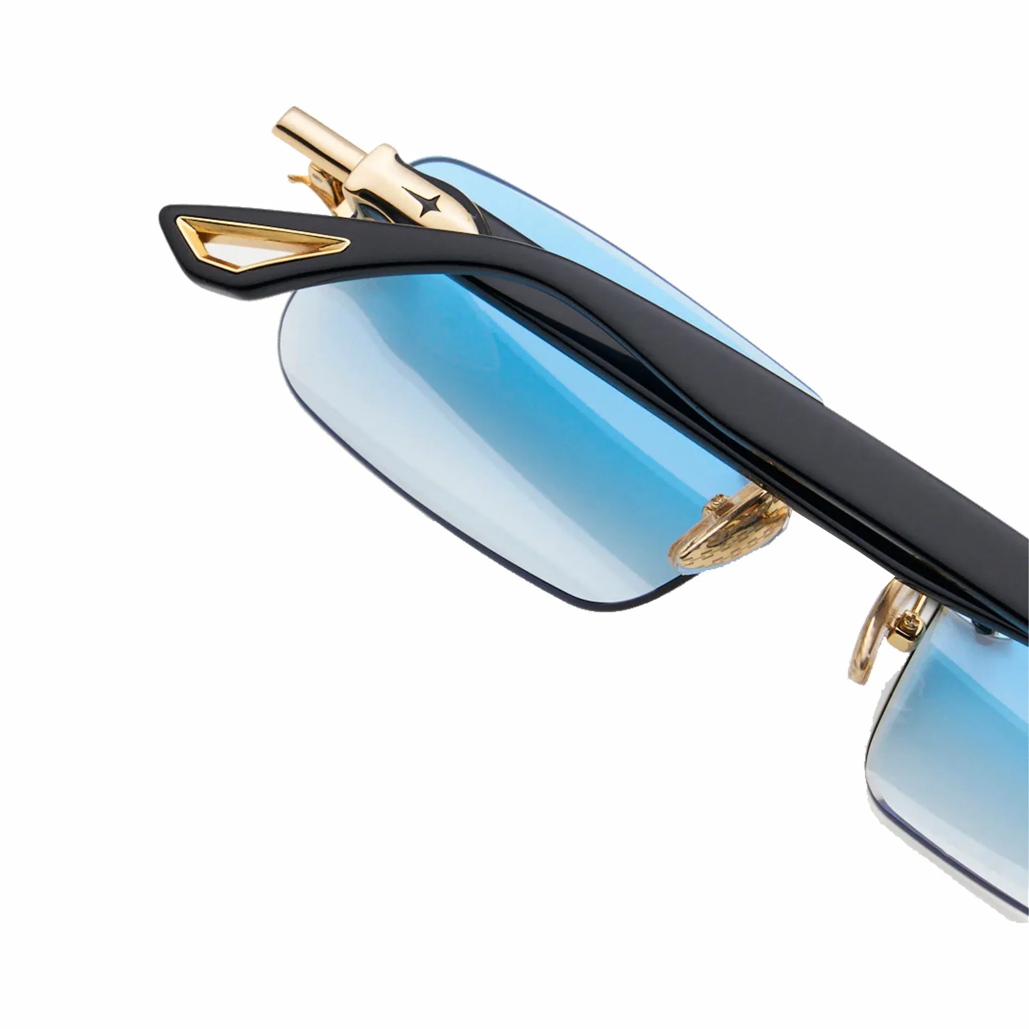James Oro Blue Tint "Javelin" (Blue Tint/Black Frame)