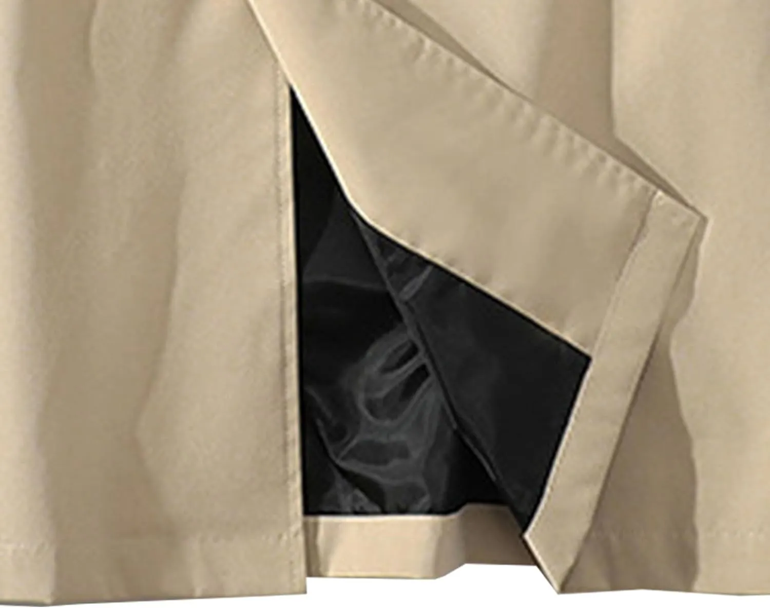 JEShifangjiusu Men's Long Raincoat Ligtweight Rain Jacket Waterproof Outdoor Jackets Overcoat Active Raincoat Windbreaker