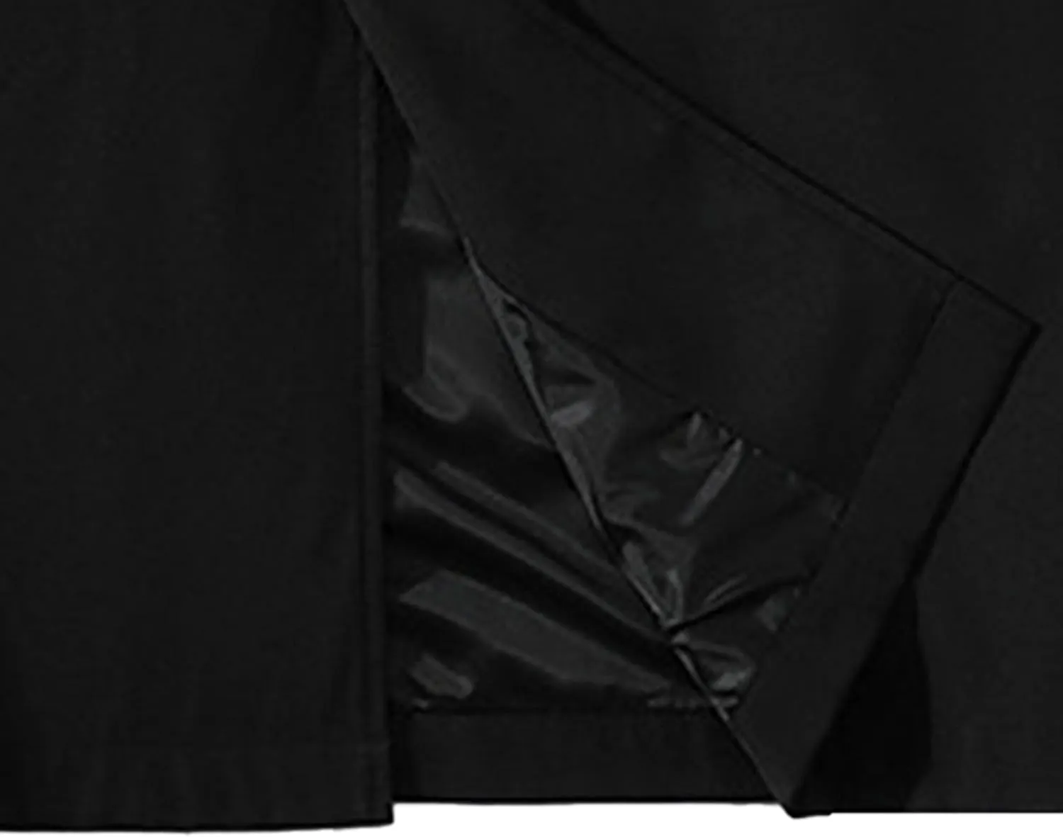 JEShifangjiusu Men's Long Raincoat Ligtweight Rain Jacket Waterproof Outdoor Jackets Overcoat Active Raincoat Windbreaker