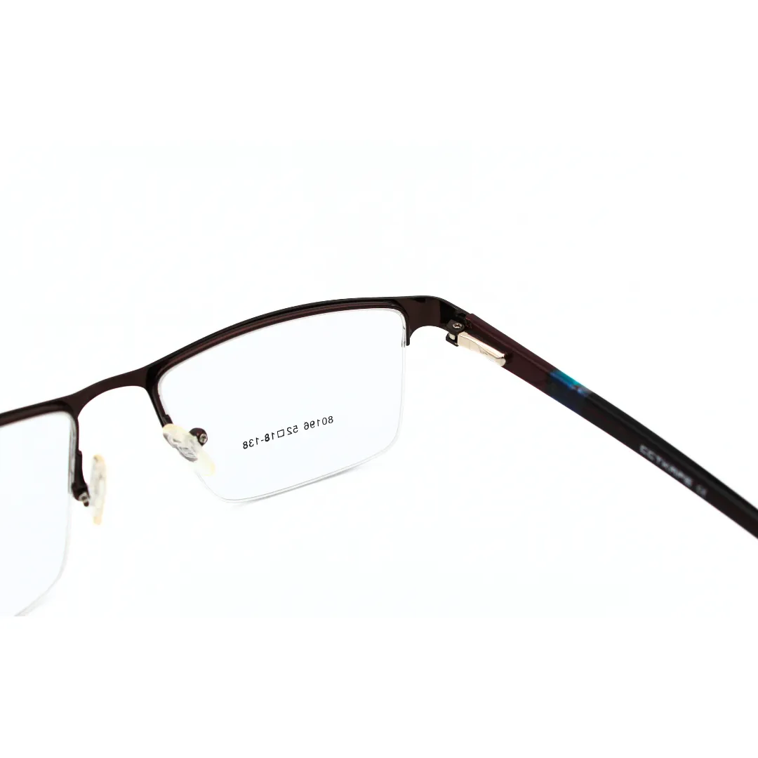Jubleelens Supra 80196 Brown Eyeglasses A Frame for Every Face Shape