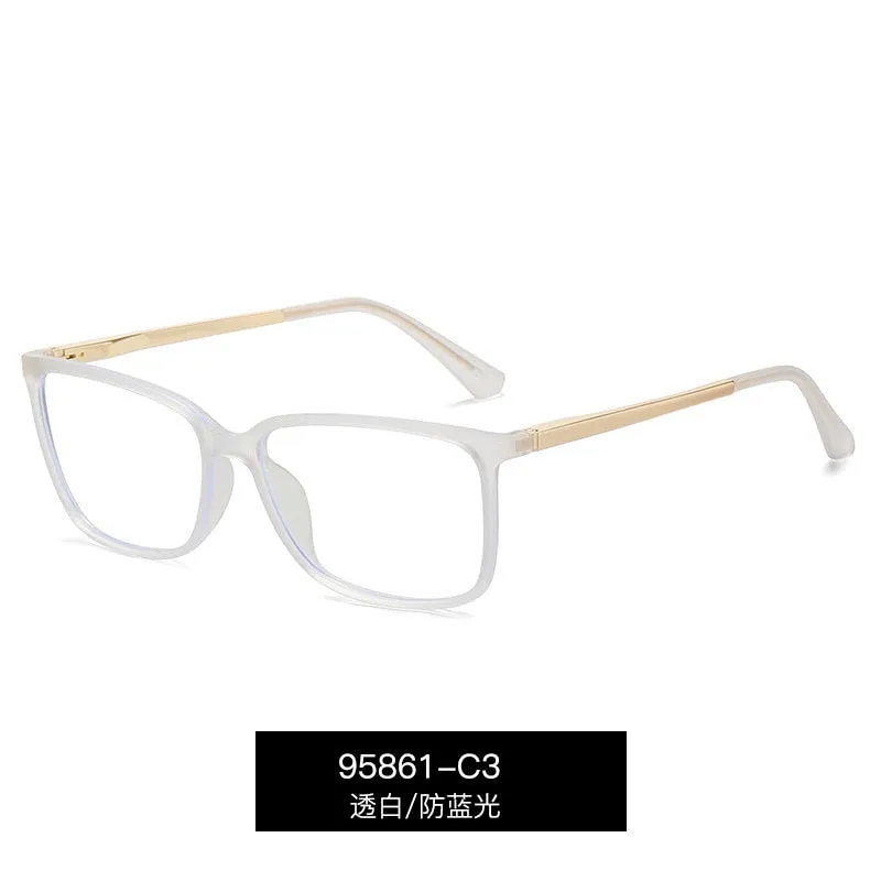Kansept Men's Full Rim Square Tr 90 Eyeglasses 95861