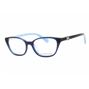 Kate Spade Women's Eyeglasses - Clear Demo Lens Blue Cat Eye Frame | EMMALEE 0PJP 00